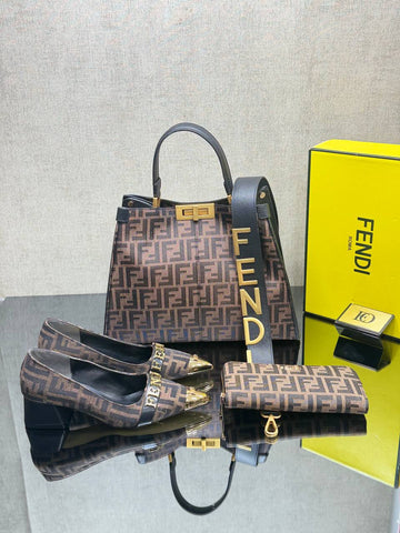 Bag, Shoes, Wallet Combine