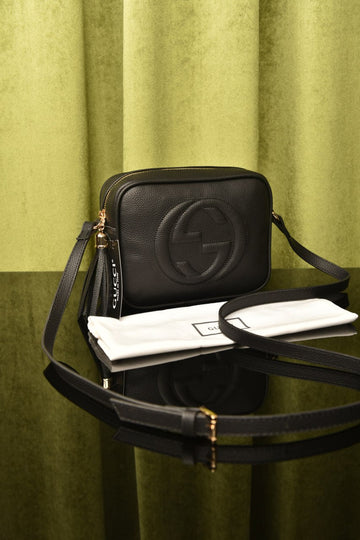 Soho Small Leather Discobag