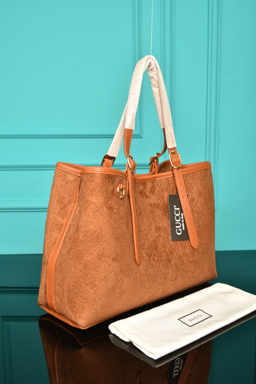 Sac fourre-tout moyen Emblem en daim