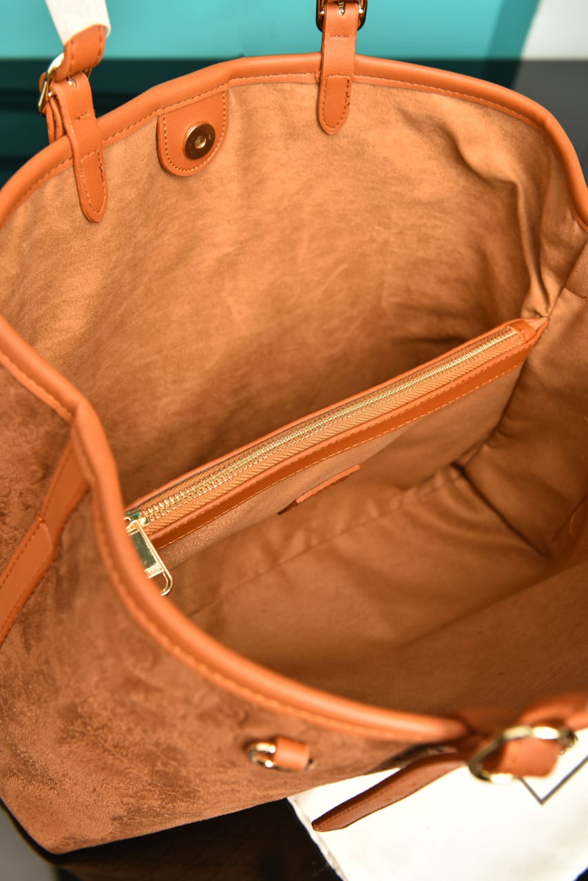 Sac fourre-tout moyen Emblem en daim