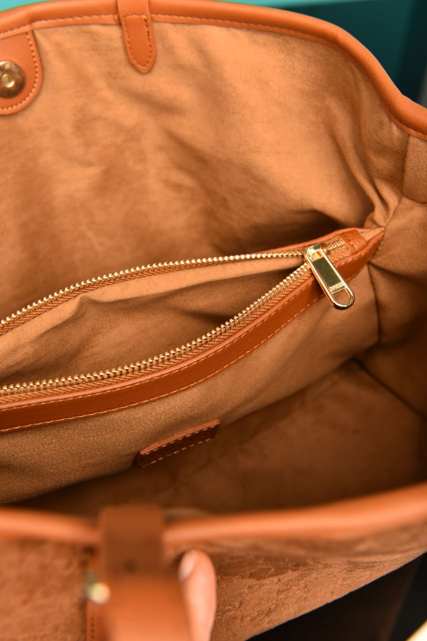 Sac fourre-tout moyen Emblem en daim