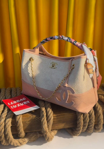 Wicker Tote Bag